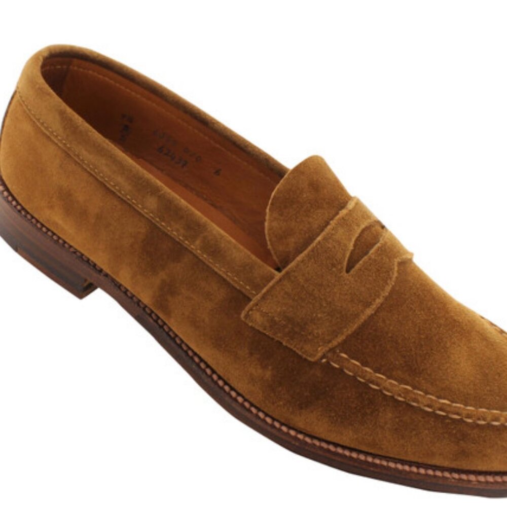 Alden Men's 6243F- Suede Loafer Size 10E
